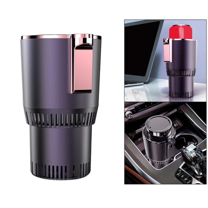 Car Heating Cooling Cup Mug Car Fridge Keep Beverage Coffee Miik Drinks Warmer Cooler Mini Car Refrigerator Portable Car Freezer